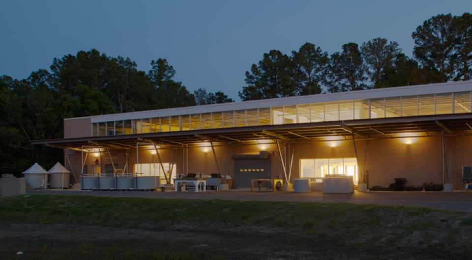 Exterior of Science & Research Building